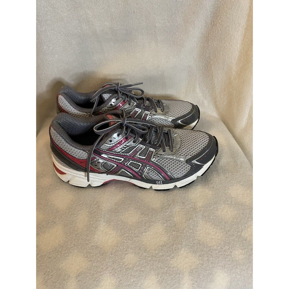 Asics Gel Equation Women's Size 8.5 Running Shoes Gray Pink Athletic Sneakers